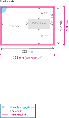 Couverts C5 Formatbeschreibung Couvert C5 Fenster Rechts